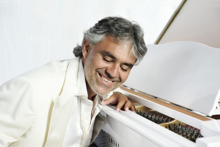 Concert Andrea Bocelli la Cluj. Pe scenă va urca și Gheorghe Zamfir într-un ”Duet al Zeilor”