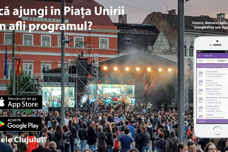 Prima aplicație mobilă pentru Zilele Clujului - FOTO