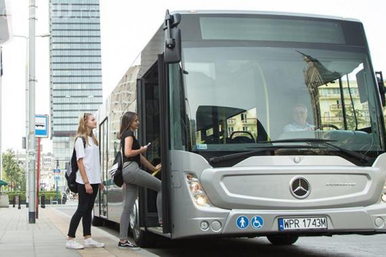 Clujul va avea 50 de autobuze Mercedes pe transportul public