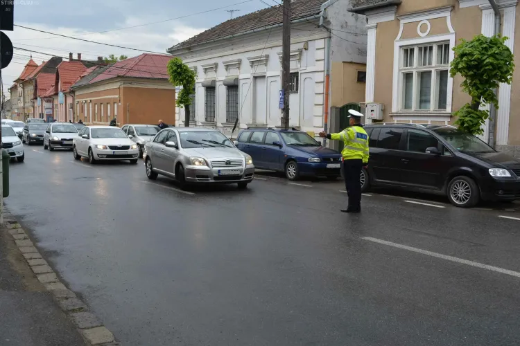 Sute de amenzi aplicate de polițiștii clujeni, în mai puțin de 24 de ore. Care sunt celemai des întâlnite infracțiuni