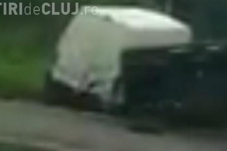 CLUJ: Accident cu o victimă pe drumul Oradea Cluj. Un șofer a intrat cu mașina pe contrasens VIDEO