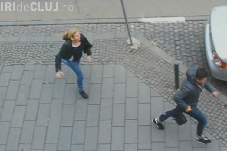 Cât spirit civic au clujenii? Polițiștii au făcut simulări de furturi în plină stradă VIDEO