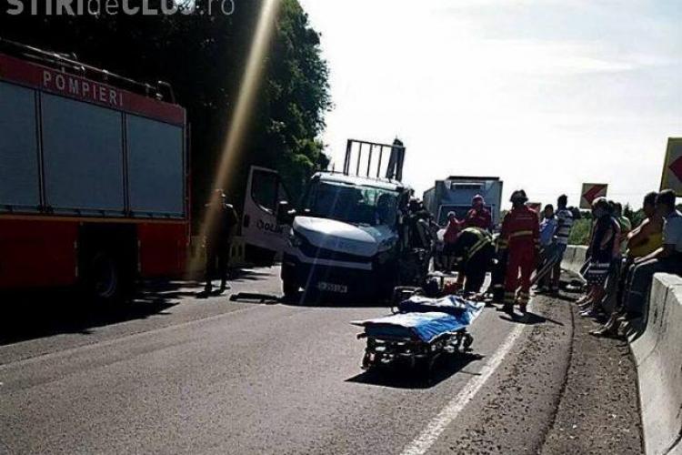 Accident grav pe drumul Cluj-Oradea. Circulația a fost blocată FOTO