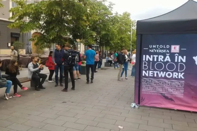 Peste 150 de tineri s-au înscris să doneze sânge pentru bilete la Untold sau Neversea
