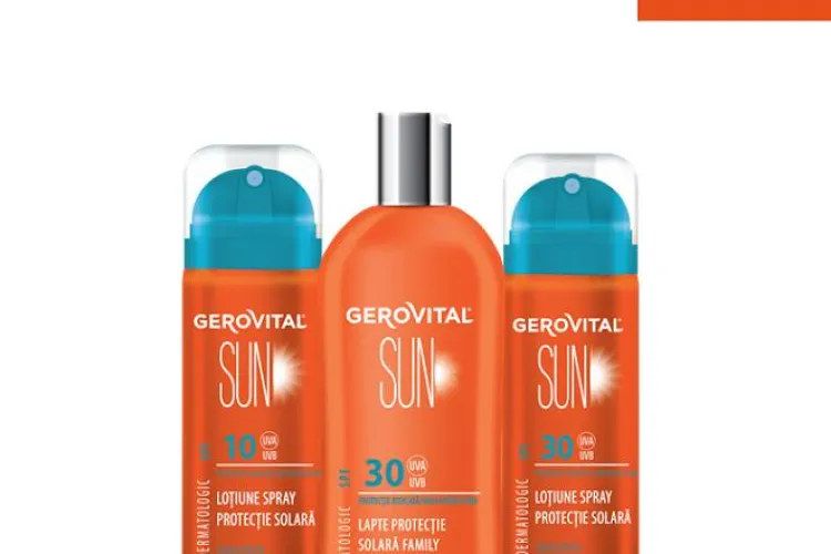 Farmec extinde gama Gerovital Sun cu 3 noi produse în ambalaje speciale (P)