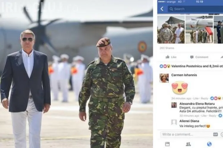 Carmen Iohannis a trimis inimioare când a văzut fotografiile preşedintelui de la Mihail Kogălniceanu