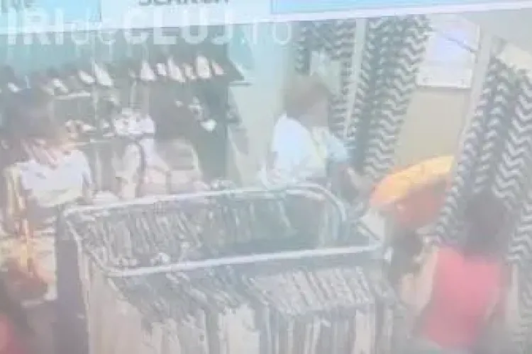 Cluj-Napoca: Un domn respectabil fură un telefon mobil, ca ultimul borfaș - VIDEO