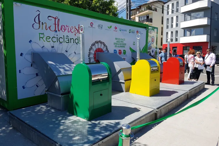 Florești: Centru automat de colectare a deșeurilor, inaugurat în comuna Florești, pe strada Someșului - VIDEO