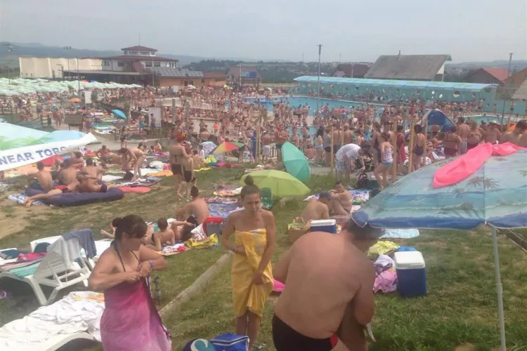 Parcul Balnear Toroc din Dej a fost ultraplin în acest weekend - FOTO