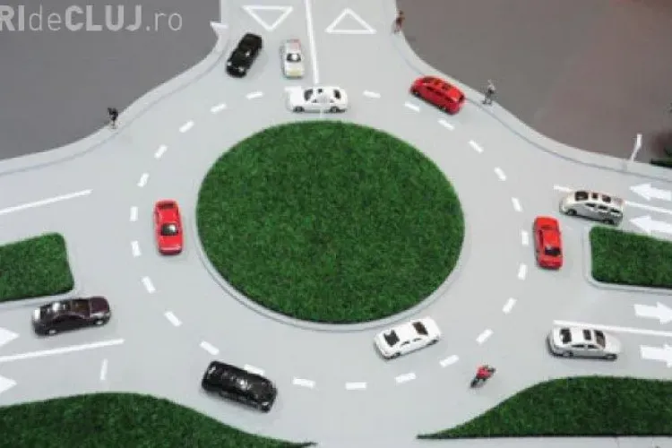 Manevra greşită pe care o fac şoferii când se află în sensul giratoriu   