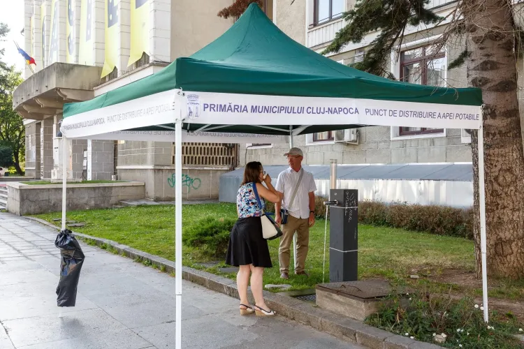 Cluj-Napoca: Unde sunt punctele cu apă potabilă pe durata caniculei