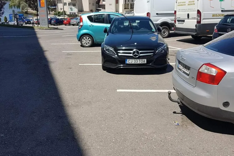Cluj: Nu numai soferii de BMW sunt bizoni...