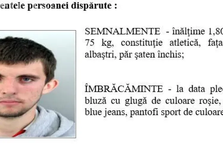 Cluj: Tânăr de 20 de ani căutat. Cum a dispărut de acasă fără urmă