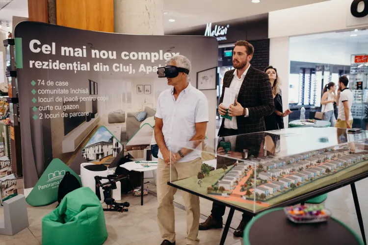Primul proiect imobiliar din Cluj prezentat în realitate virtuală – Panorama Gardens Residence (P)