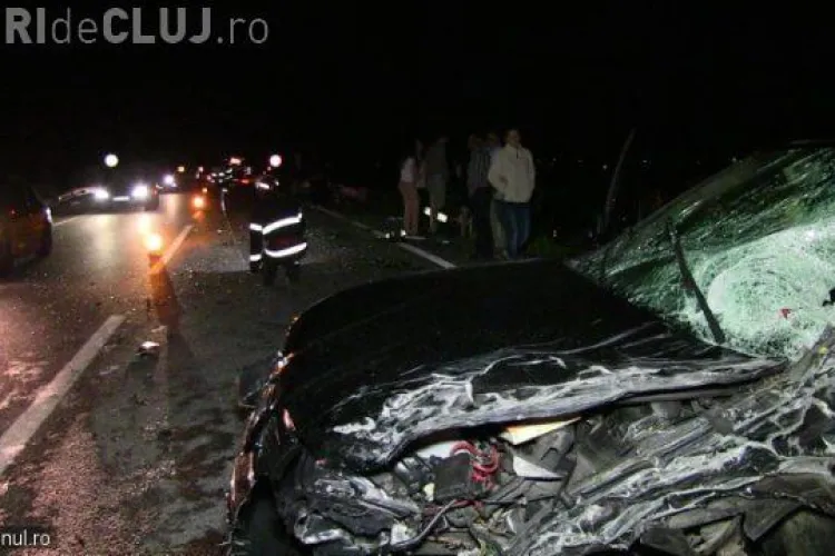 CLUJ: Accident cu patru victime la Coplean! Victimele au fost salvate de un pompier aflat în timpul liber VIDEO