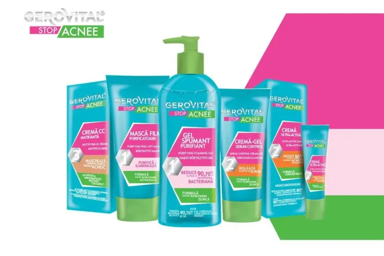Farmec relansează linia de produse Gerovital Stop Acnee într-o variantă extinsă și modernizată (P)