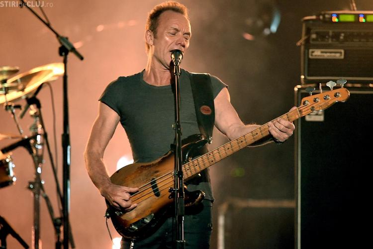 Concert Sting la Cluj, în octombrie