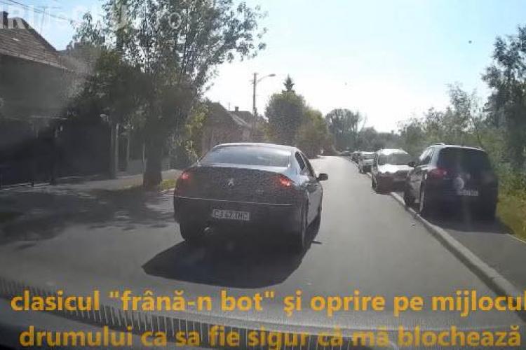 HALUCINANT. După șicanarea anului de la Cluj, și șoferul victimă a fost AMENDAT de poliție