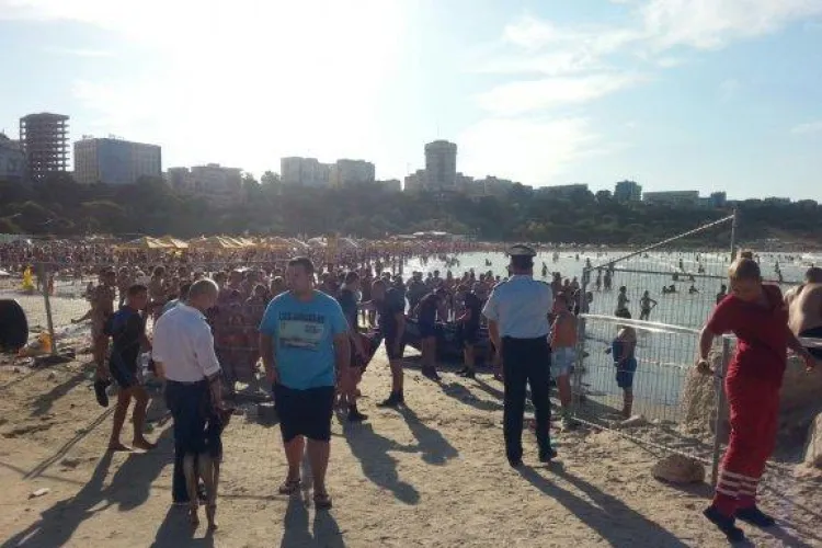 Salvator înecat la Mangalia. Victima salvată a dispărut odată ajunsă la mal, fără niciun gest