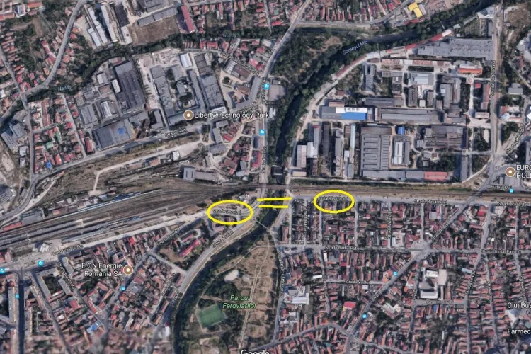 Propunere: Realizarea unui nou pod între strada Răsăritului și Decebal