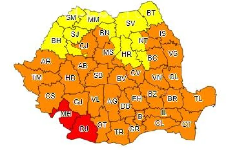 Clujenii nu scapă de căldură încă! ANM a emis un nou avertisment de caniculă