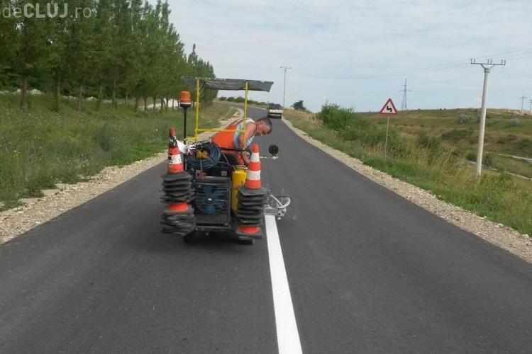 Cluj: Drumurile asfaltate sunt trasate de Consiliul Județean
