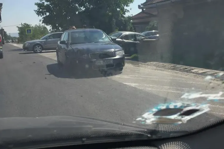 Accident la Livada! Traficul a fost îngreunat FOTO