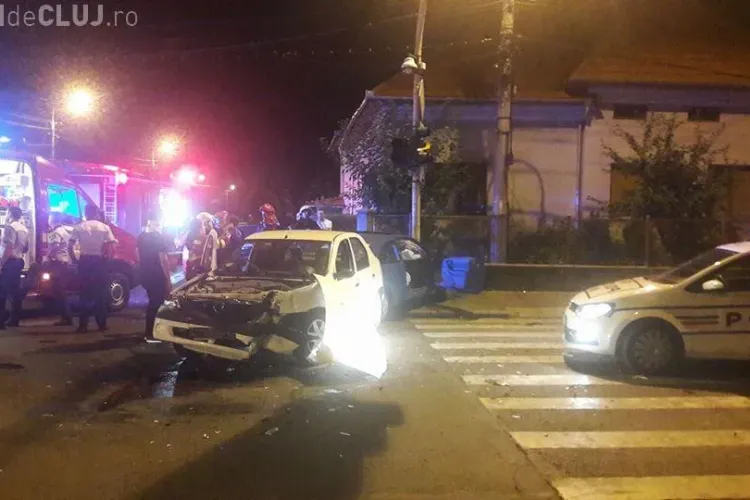 Accident la intersecția stăzii Giuseppe Garibaldi și B-dul 1 Decembrie - FOTO