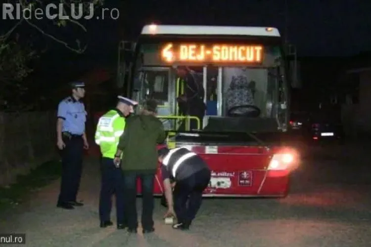 CLUJ: Un șofer de autobuz din Dej a cauzat un accident. Era băut la volan în timpul serviciului și a fugit de la fața locului 