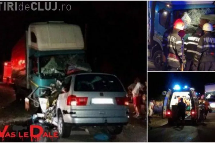 Tragedie pe drumul Dej - Baia Mare! Un copil și doi adulți au murit într-un accident rutier FOTO