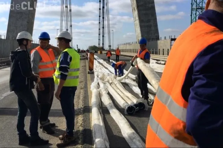 Inspecție la autostrada Sebeş-Turda: Lucrări slabe și calitatea slabă a materialelor