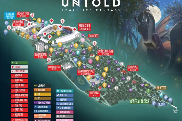 UNTOLD 2017, în cifre: peste 230.000 metri pătrați, scenă de 100 de metri lățime și peste 200 de artiști. Citește aici detalii