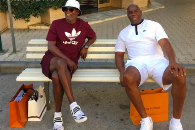 Samuel L. Jackson şi fostul baschetbalist Magic Johnson, confundaţi cu imigranţi în Italia