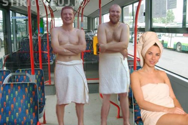 Cluj: Aerul condiționat e un lux în autobuze și troleibuze. Clujenii fac saună pe gratis