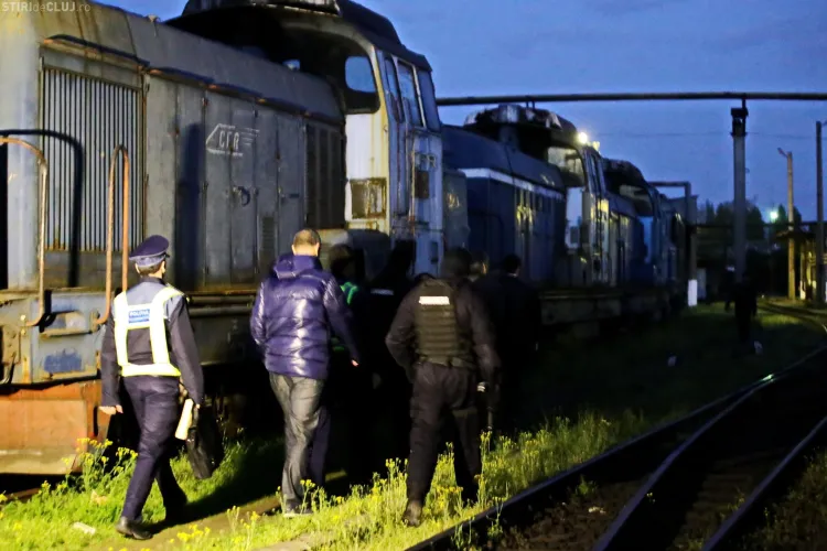 Cluj: Percheziții la firme care furau motorina din locomotive
