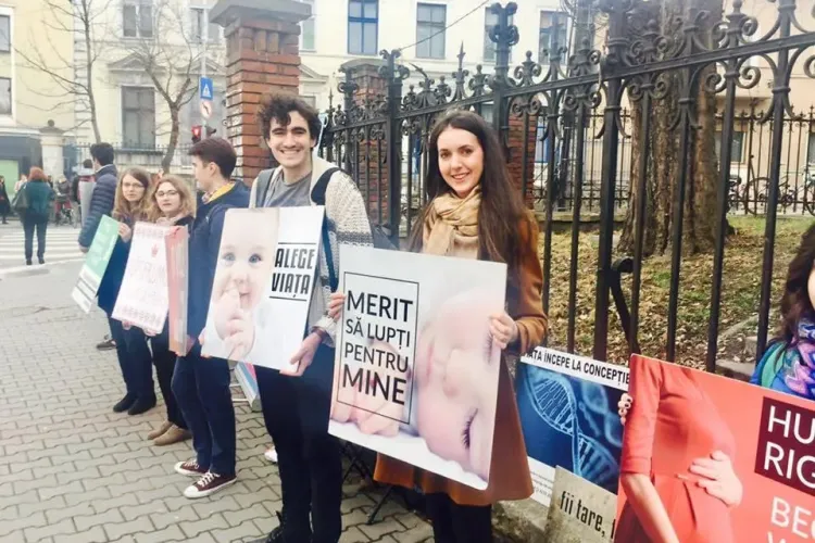 Protest la Cluj timp de 40 de zile, pentru stoparea avorturilor