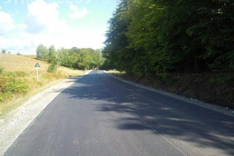 S-au terminat lucrările de asfaltare a drumului Cluj-Napoca – Făget – Ciurila 