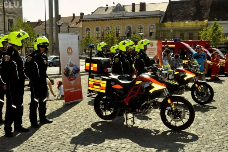 Motociclete SMURD vor interveni la accidente în Cluj-Napoca. Cu cât scade timpul de intervenție  - FOTO