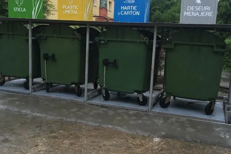 100 de pubele îngropate vor fi montate în Cluj-Napoca - VIDEO