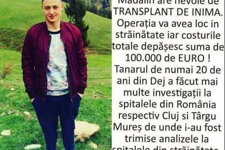 Concert caritabil la Cluj pentru un tânăr care are nevoie urgentă de un transplant de inimă