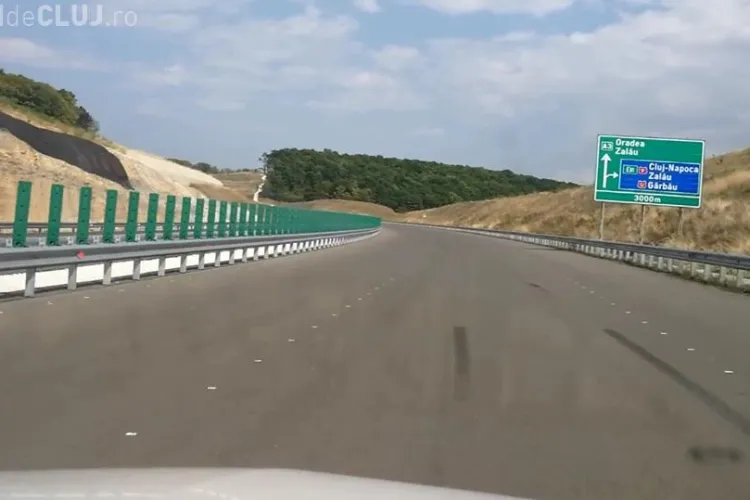 Cluj: A testat autostrada MUZEU, de la Gilău la Nădășelu. E aproape gata, dar va rămâne închisă - VIDEO