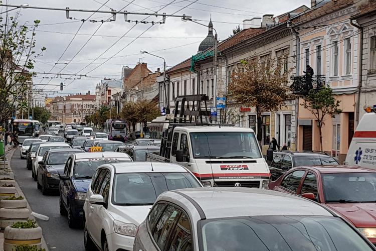 Trafic de coșmar în Cluj-Napoca! Care sunt cauzele?