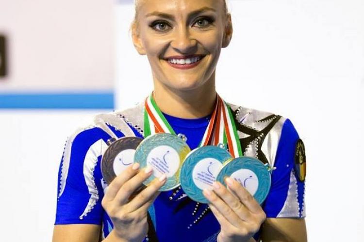 Gimnasta din Cluj, Andreea Bogati, cea mai medaliată sportivă din lotul României de la Europene