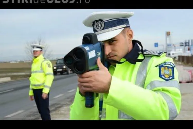 Florești: Pistol radar cu laser folosit pentru vitezomani