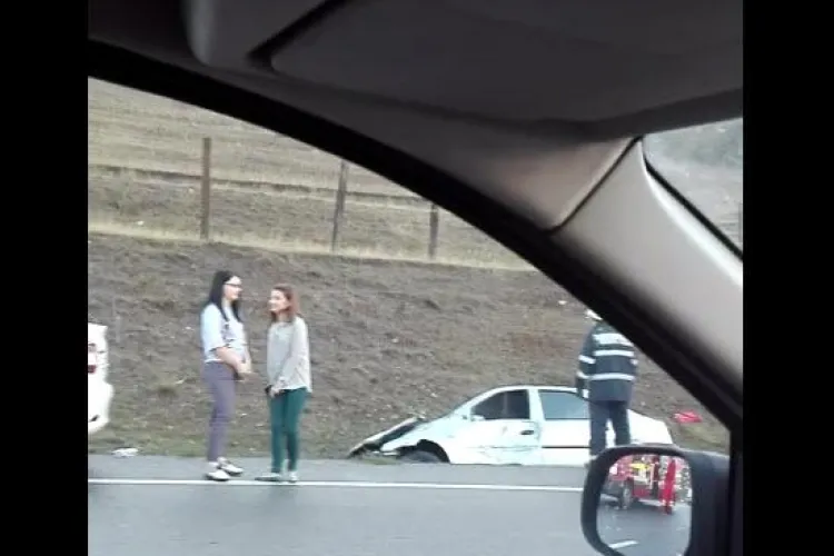 Accident pe centura Apahida - FOTO
