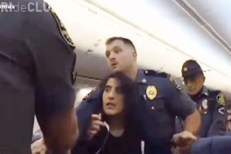 Pasageră târâtă afară din avion pentru că suferea de alergie la câini - VIDEO