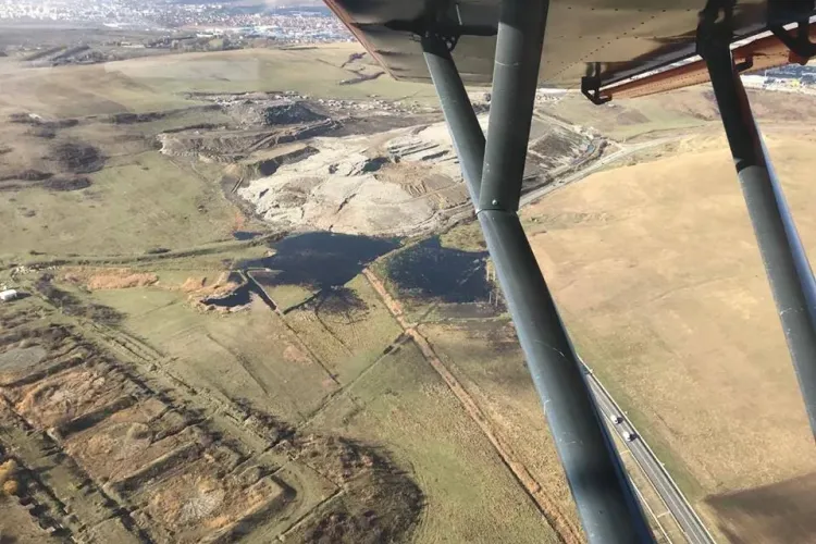 Lacul de levigat de la Pata Rât este tot mai mare - VIDEO