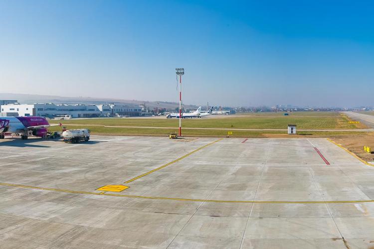 Aeroportul Cluj a inaugurat o nouă platformă de staționare a aeronavelor FOTO