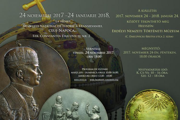 Cluj: Expoziţie dedicată medaliilor de încoronare ale regilor Ungariei