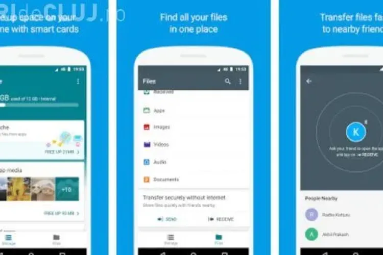 Google lansează o aplicație prin care simplifică transferul de fișiere între telefoane